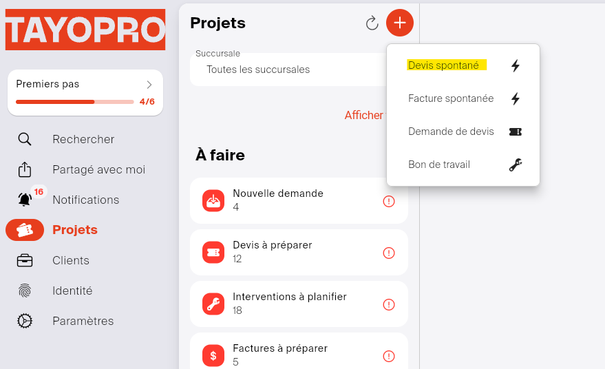 TAYOPRO_DevisSpontane