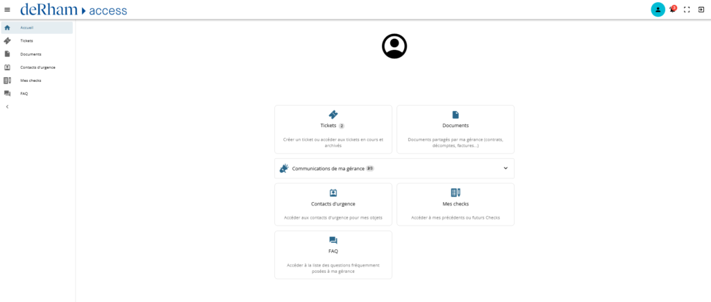 Page d'accueil DRA
